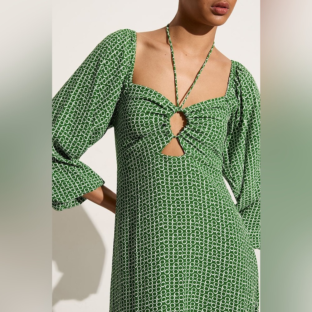 Loures Maxi Dress Azulejo | FAITHFUL THE BRAND | Size: 10